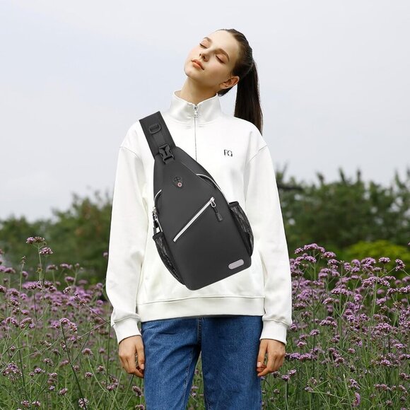 Elegant Water-Resistant Sling Backpack – Perfect for Travel & Outdoor Activities - Picture 9 of 9